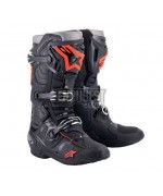 Botas Alpinestars Tech 10 Negro Rojo Fluor